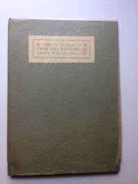 Item #7881 Timely Extracts from the Writings of Ralph Waldo Emerson. Ralph Waldo Emerson