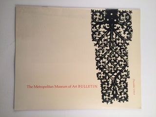 Item #8207 Metropolitan Museum of Art Bulletin, December, 1969. n/a