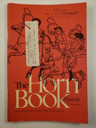 Item #9041 Horn Book Magazine. December 1981. Ethel Heins