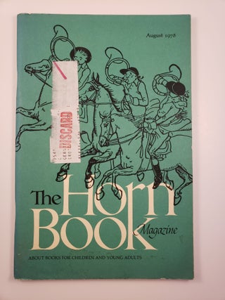 Item #9047 Horn Book Magazine. August, 1978. Ethel Heins