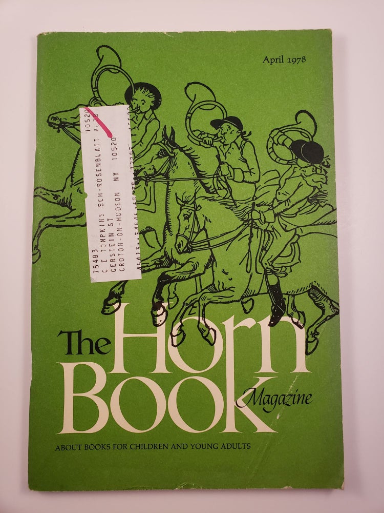 Item #9049 Horn Book Magazine. April, 1978. Ethel Heins.