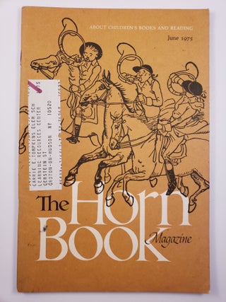 Item #9056 Horn Book Magazine. June, 1975. Ethel Heins