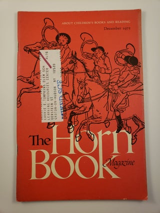 Item #9059 Horn Book Magazine. December, 1975. Ethel Heins