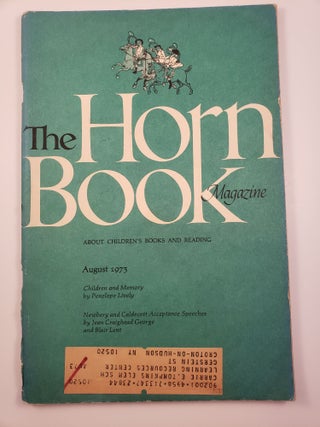 Item #9221 Horn Book Magazine. August, 1973. Paul Heins